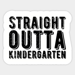 Straight Outta Kindergarten kindergarten graduation Sticker